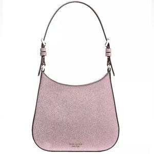 NWT Kate Spade Glitter Glimmer Shoulder Bag Mitten Pink HolidayGlitter Purse$299